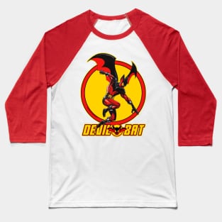 Devil Bat by Vance Capley Baseball T-Shirt